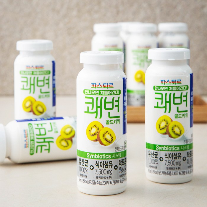 파스퇴르 쾌변 요구르트 골드키위, 150ml, 8개 대표 이미지 - 공복에 좋은 음식 추천