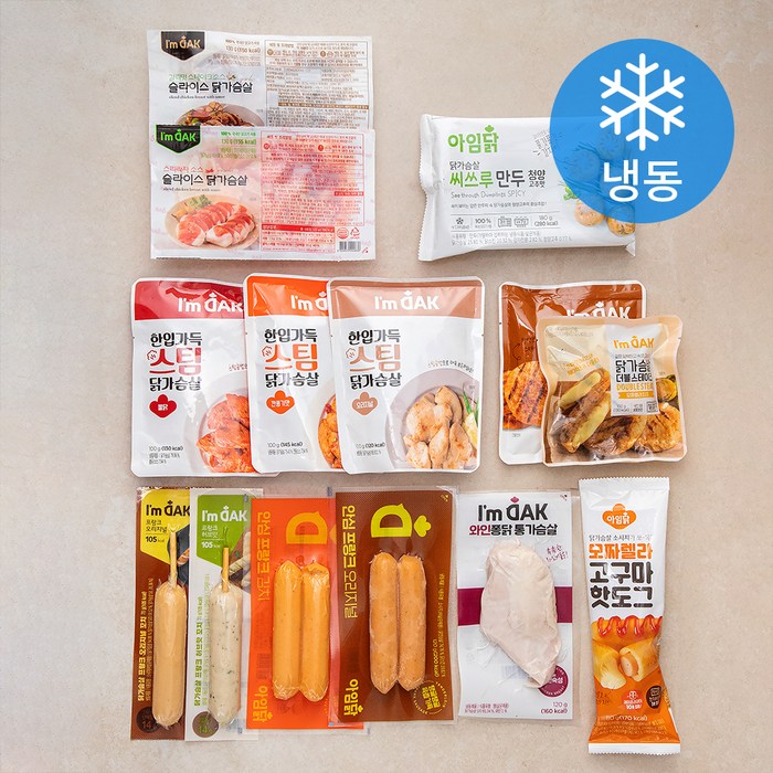 아임닭 BEST 실속 패키지 (냉동), 1세트 대표 이미지 - 아임닭 추천