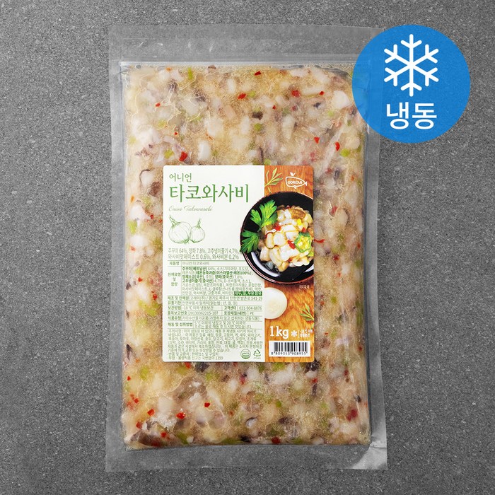 고래미 어니언 타코와사비 (냉동), 1kg, 1개 대표 이미지 - 타코와사비 추천