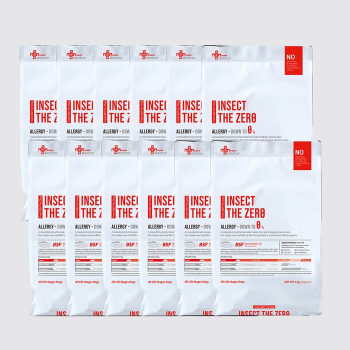 마이펫닥터 시그니처 인섹트더제로 피부알러지 강아지사료, 곤충(동애등애), 1kg, 12개 대표 이미지 - 개팔자가 상팔자 추천