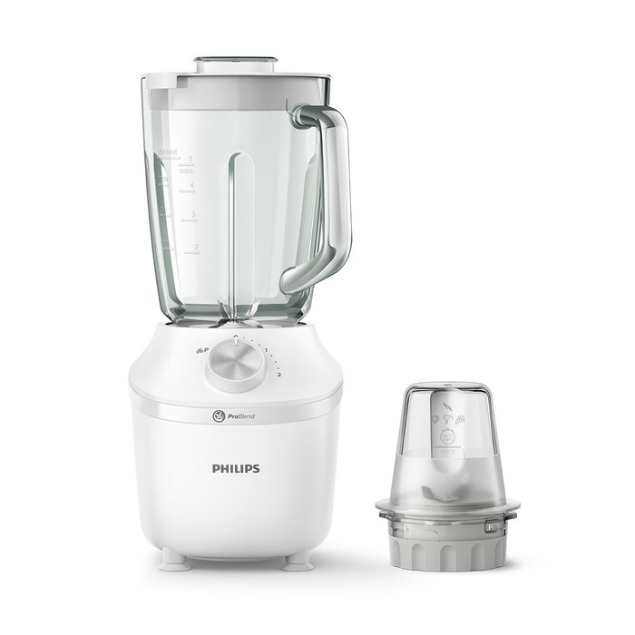 필립스 3000 시리즈 블렌더 믹서기 + 다지기 악세서리 세트 HR2291/20 화이트 대표 이미지 - 진공 믹서기 추천