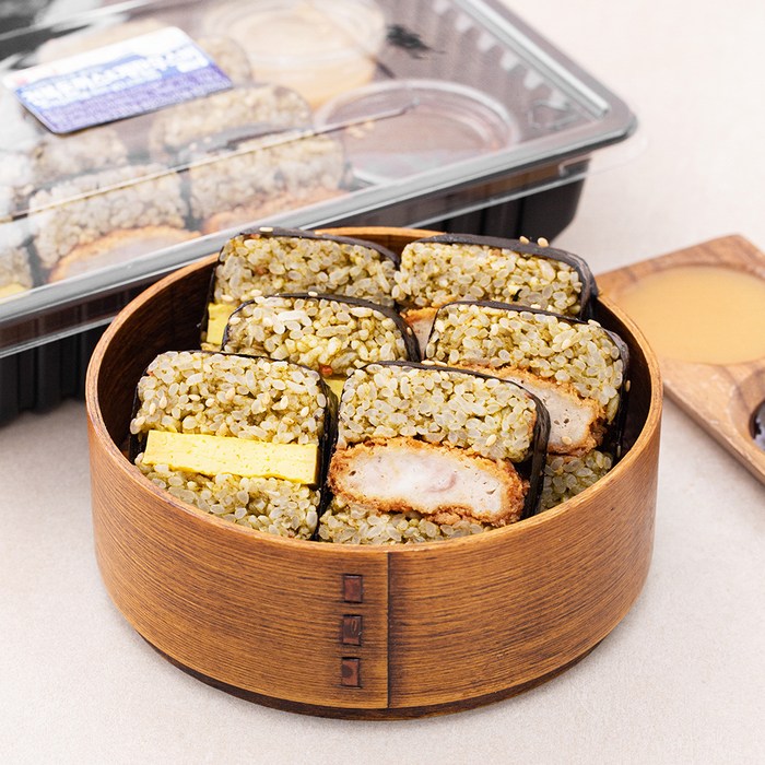 전복 돈까스 계란 무스비 12입, 655g, 1개 대표 이미지 - 우영우 김밥 추천