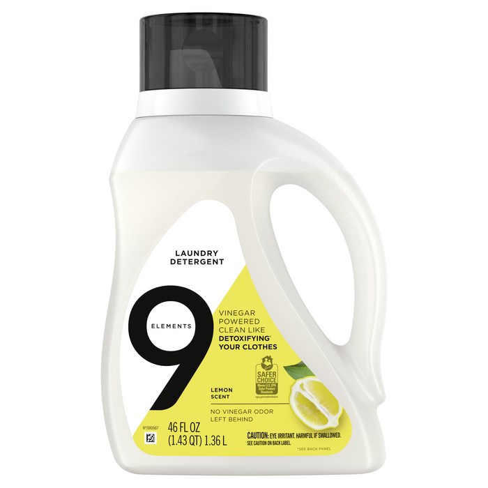 나인엘레멘츠 찬물 세탁세제 레몬, 1.36L, 1개 대표 이미지 - 진드기 퇴치 추천