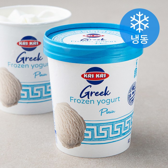 KRIKRI 그릭 프로즌 요거트 플레인 (냉동), 320g, 1개 대표 이미지 - 요거트 아이스크림 추천