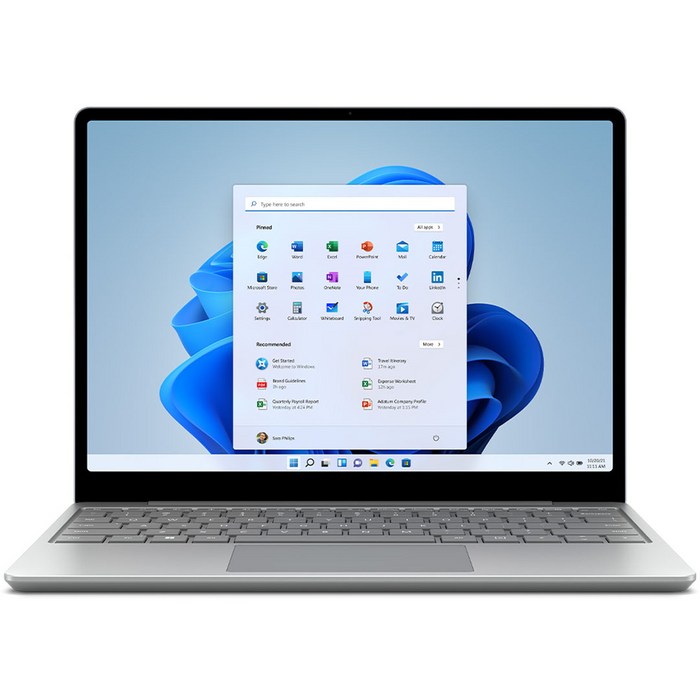 마이크로소프트 2022 Surface Laptop Go 2 12.4, 8QC-00019, Metal, 코어i5, 128GB, WIN11 Home, 8GB 대표 이미지 - 가벼운 노트북 추천