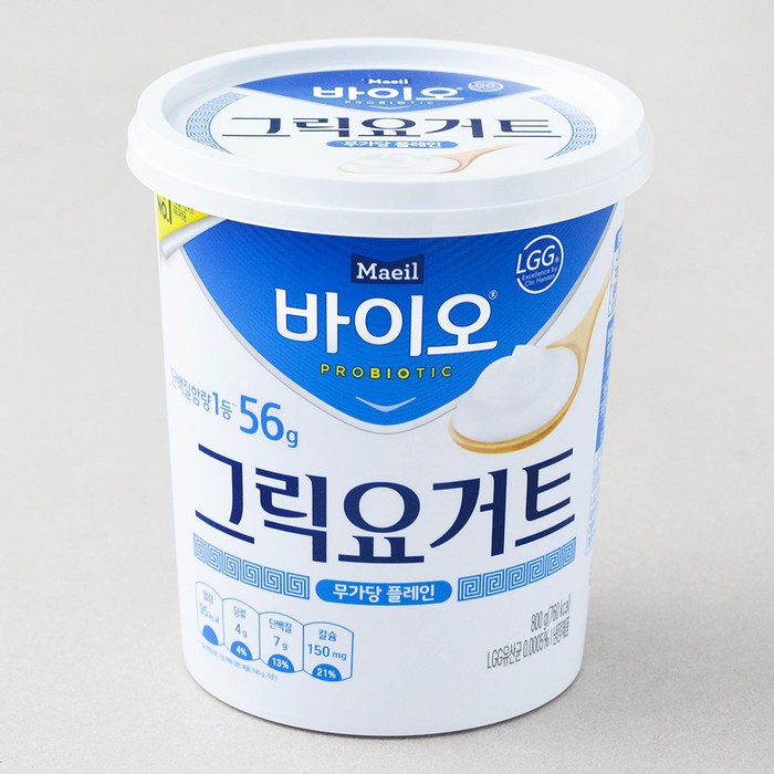 매일유업 바이오 그릭 요거트, 1개, 800g 대표 이미지 - 저당 음식 추천