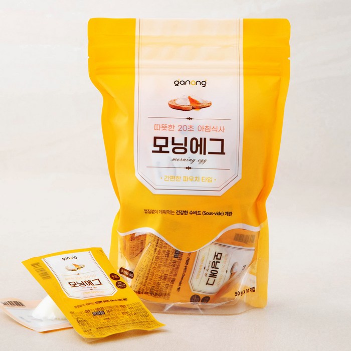 가농 수비드 GB 모닝에그 10구, 500g, 1팩 대표 이미지 - 치킨 샐러드 추천