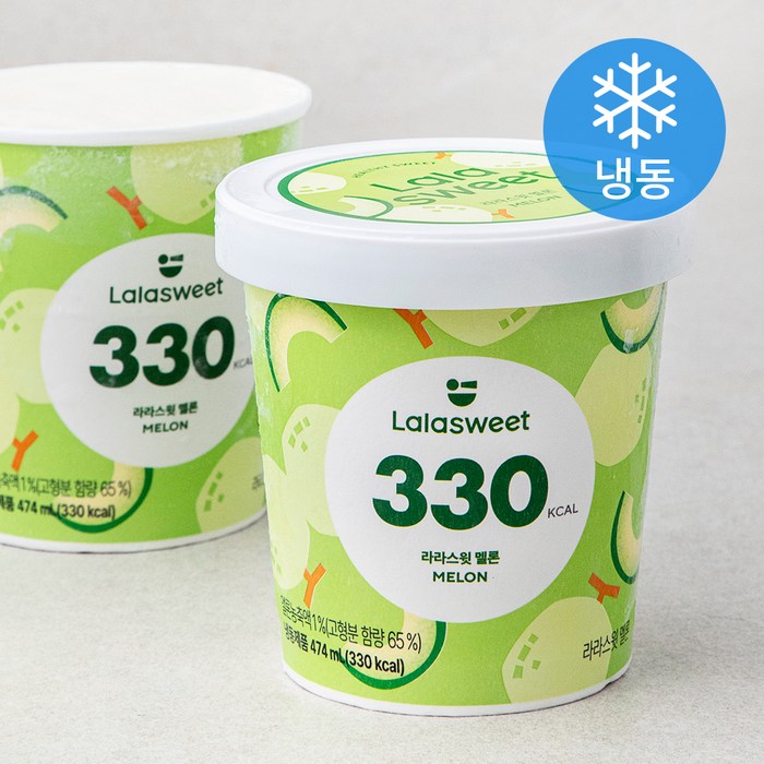 라라스윗 멜론 컵 아이스크림 (냉동), 1개, 474ml 대표 이미지 - 모나카 아이스크림 추천
