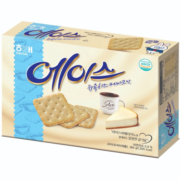 에이스 뉴욕치즈케이크맛, 364g, 1개 대표 이미지 - 치즈맛 추천
