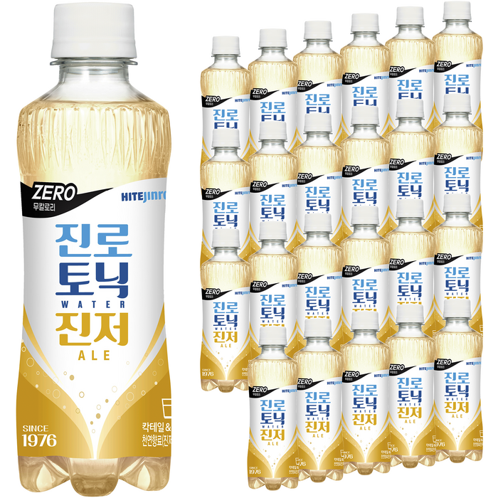 진로 토닉워터진저에일, 300ml, 24개 대표 이미지 - 하이트진로 추천