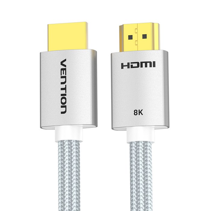 벤션 8K 아이언실버 HDMI V2.1 모니터 케이블, 1개, 1m 대표 이미지 - 8K HDMI 케이블 추천