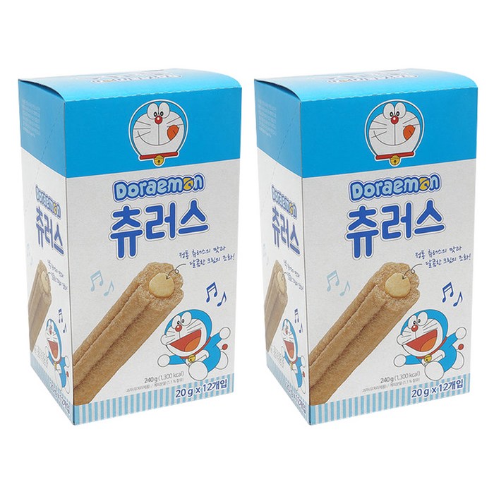 도라에몽 츄러스 과자, 20g, 24개입 대표 이미지 - 츄러스 추천