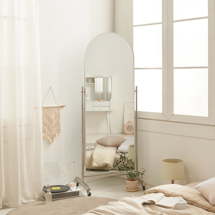 파로마 글로우 이동형 700 x 1700 전신거울 방문설치