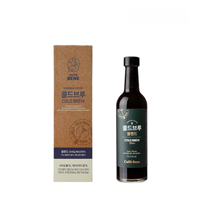 카페베네 콜드브루 블렌드 더치커피, 375ml, 1개 대표 이미지 - 콜드브루 추천