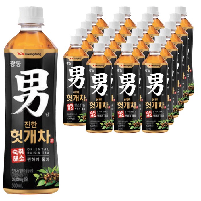 광동 진한 헛개차, 500ml, 24개 대표 이미지 - 회식 추천