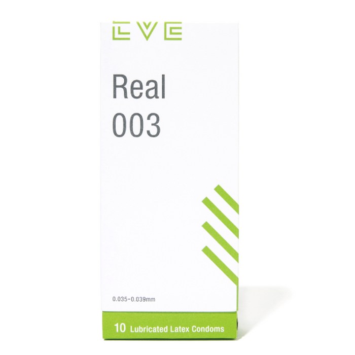 EVE Real 003 남성용 콘돔, 10개입, 1개 대표 이미지 - 생리중 관계 추천