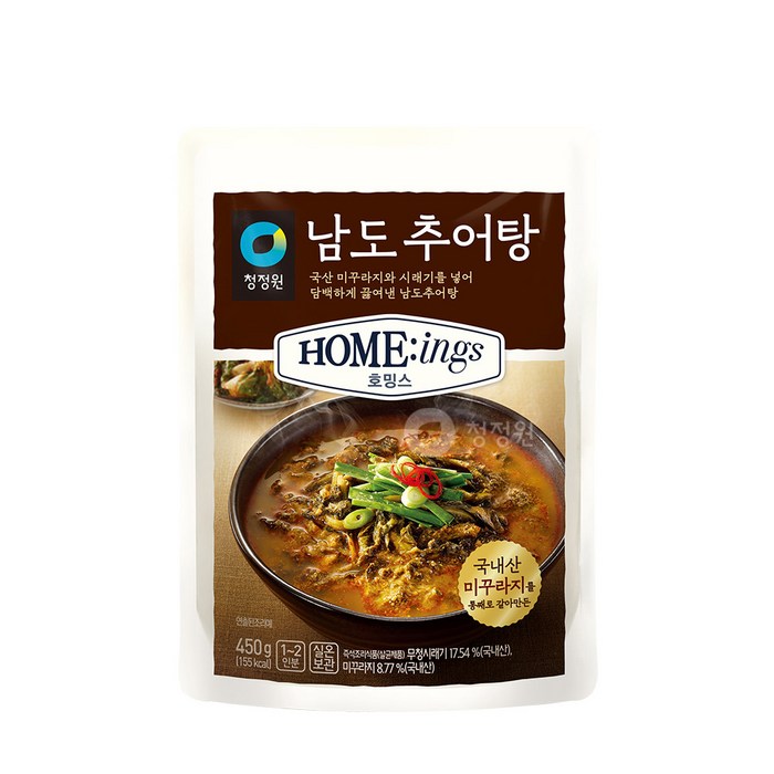 청정원 호밍스 남도추어탕, 450g, 1개 대표 이미지 - 청정원 호밍스 추천