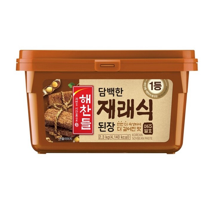 해찬들 재래식 된장, 2.3kg, 1개 대표 이미지 - 된장찌개 레시피 추천