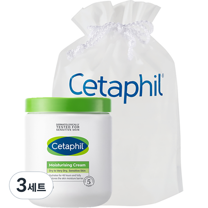 세타필 모이스춰라이징 크림, 550g, 3개