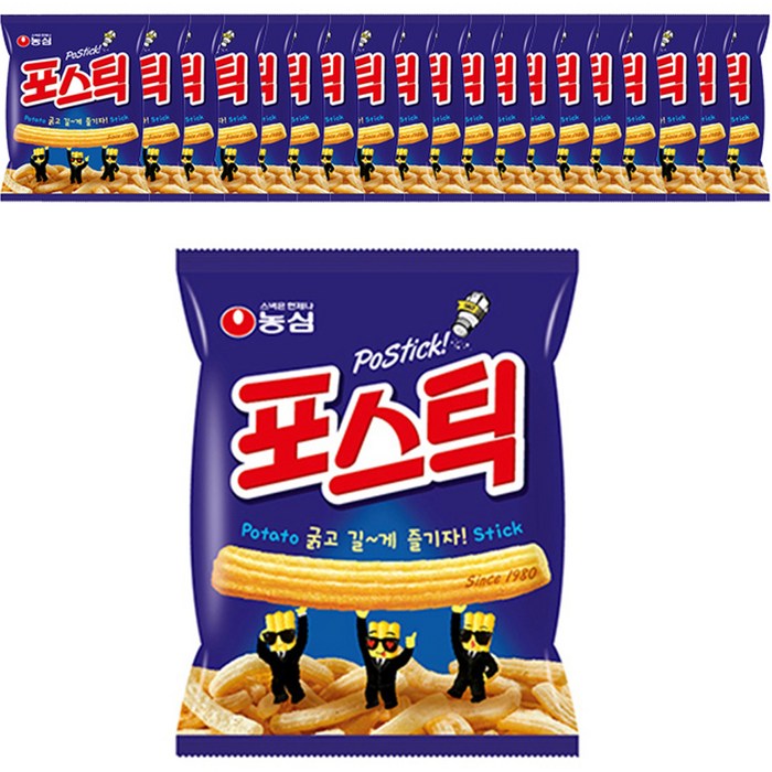 포스틱, 84g, 20개 대표 이미지 - 과자 도매 추천