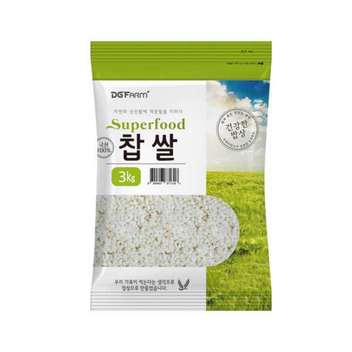 대구농산 찹쌀, 3kg, 1개 대표 이미지 - 찹쌀 추천