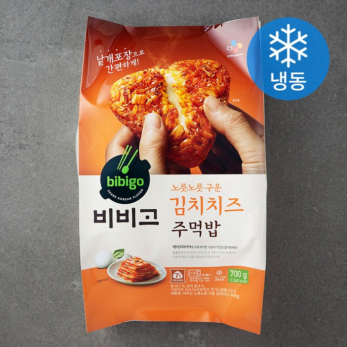 비비고 김치치즈 주먹밥 (냉동), 700g, 1개 대표 이미지 - 비비고 주먹밥 추천