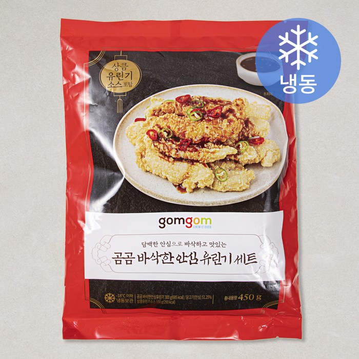 곰곰 바삭한 안심 유린기 (소스 150g 포함), 450g, 1개 대표 이미지 - 유린기 추천