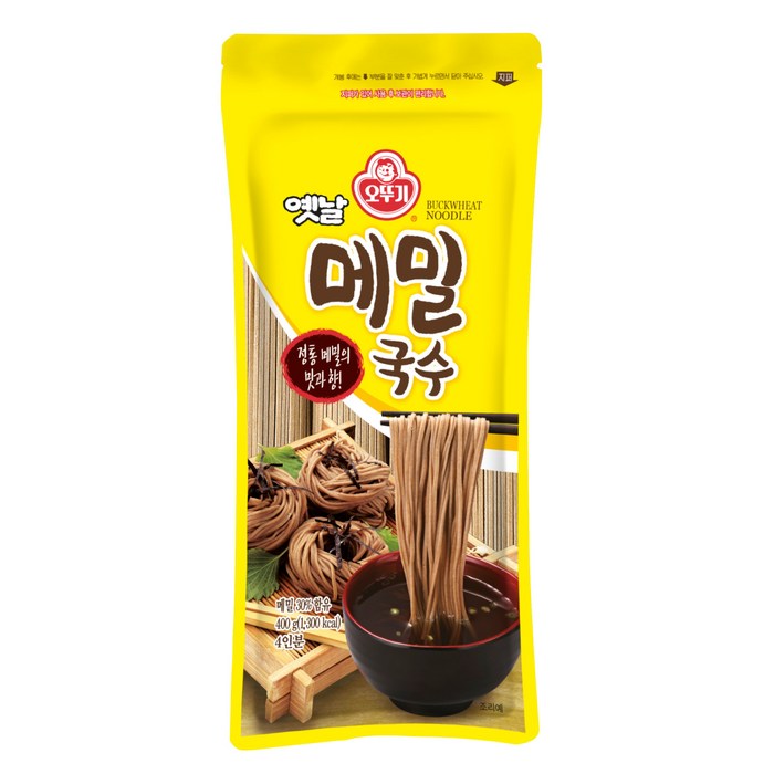 오뚜기 옛날 메밀국수, 400g, 3개 대표 이미지 - 냉모밀 추천