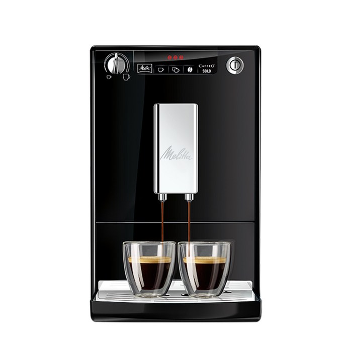 밀리타 카페오 솔로 전자동 커피 머신, E950(블랙) 대표 이미지 - 전자동 커피머신 추천