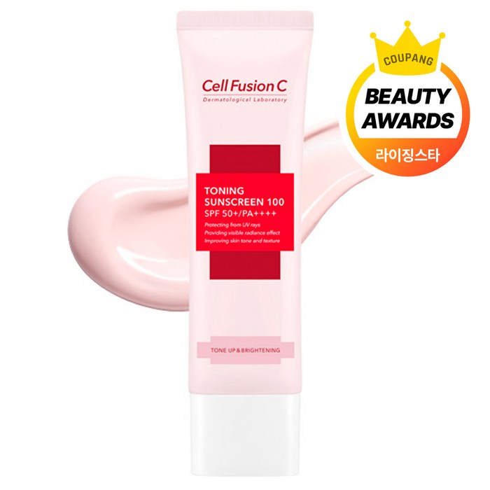 셀퓨전씨 토닝 썬스크린 100 SPF 50+ PA++++, 50ml, 1개 대표 이미지 - 선크림 SPF50+ 추천