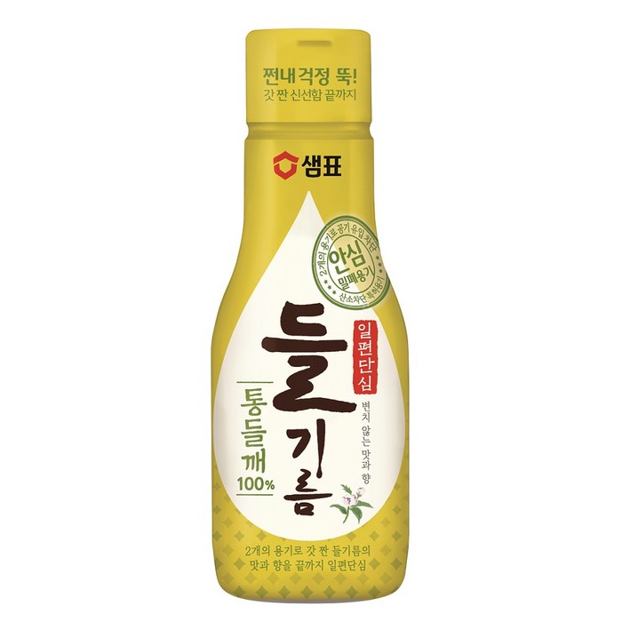 샘표 일편단심 통들깨 들기름, 200ml, 1개 대표 이미지 - 들기름 추천