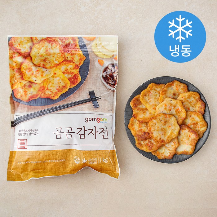 곰곰 감자전(냉동), 1kg, 1개 대표 이미지 - 막걸리 추천