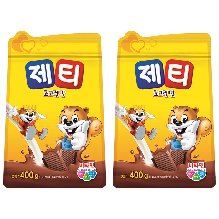 제티 쵸코렛맛 분말, 400g, 2개 대표 이미지 - 아이들이 좋아하는 간식 추천