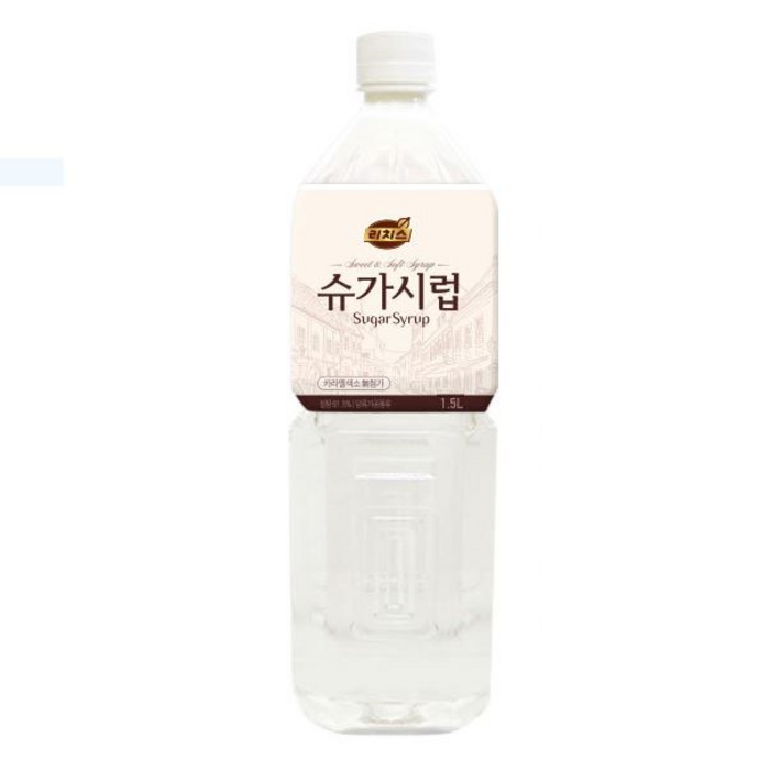 리치스 슈가시럽, 1.5L, 1개 대표 이미지 - 커피 시럽 추천