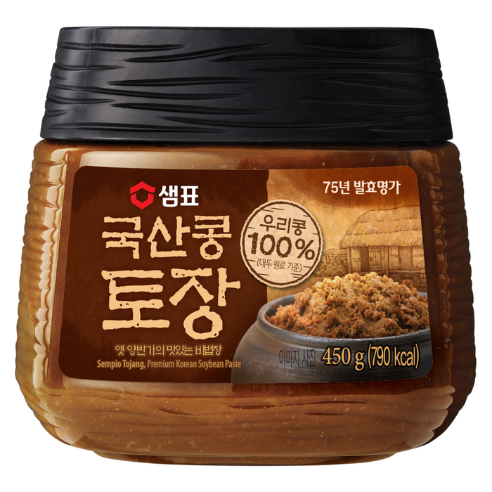 샘표 국산콩 토장, 450g, 1개 대표 이미지 - 집된장 추천