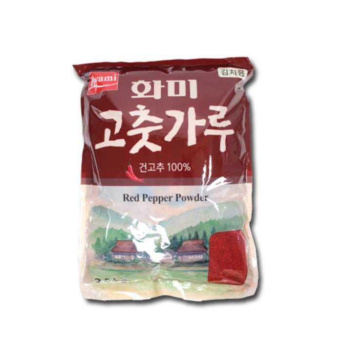 화미 고춧가루 김치용, 2.5kg, 1개 대표 이미지 - 고추가루 추천