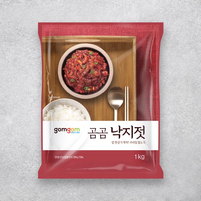 곰곰 낙지젓, 1kg, 1개 대표 이미지 - 곰곰 반찬 추천