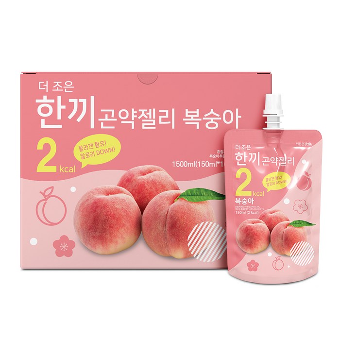 더존건강 더조은 한끼 곤약젤리 복숭아, 150ml, 10팩 대표 이미지 - 다이어트 간식 추천