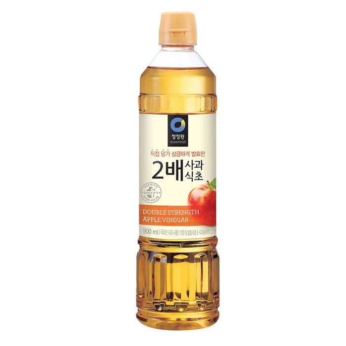 청정원 2배 사과식초, 1개, 900ml 대표 이미지 - 식초 추천