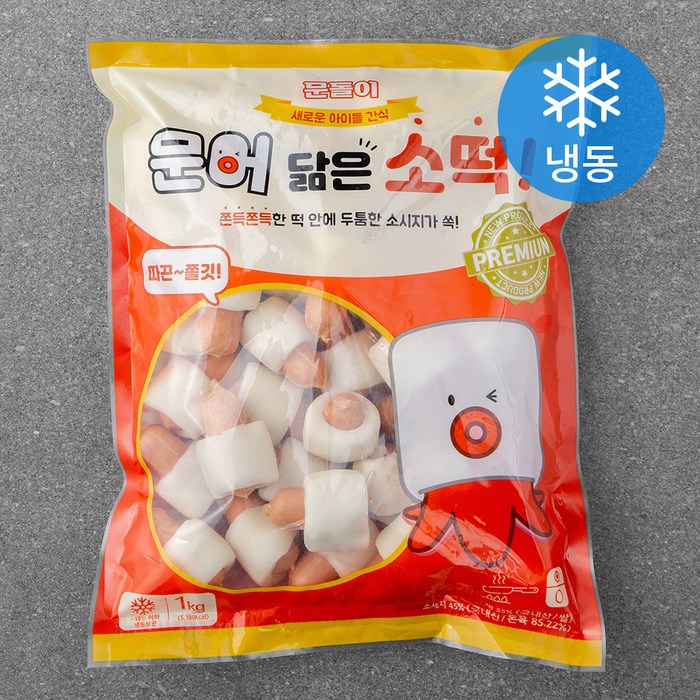 다예 문어닮은소떡 (냉동), 1kg, 1개 대표 이미지 - 캠핑 음식 추천