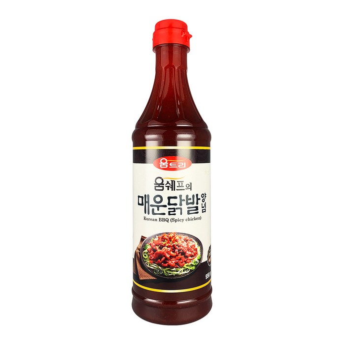 움트리 움쉐프의 매운닭발 양념, 950g, 1개 대표 이미지 - 매운 양념 추천