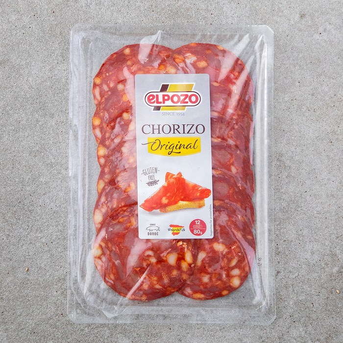 엘포조 초리조 슬라이스햄, 80g, 1개 대표 이미지 - 살치촌 추천