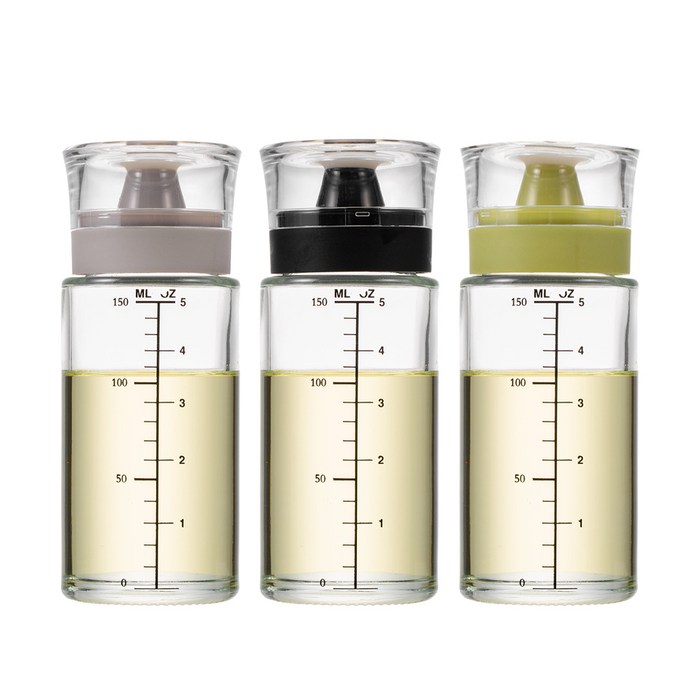 코멧 글라스 실리콘 오일병, 170ml, 3개입 대표 이미지 - 소스통 추천