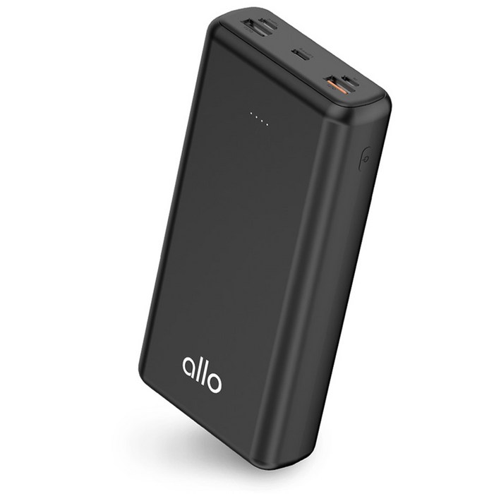 알로코리아 USB PD 퀵차지3.0 고속 충전 보조배터리 30000mAh, 3000PD, 블랙 대표 이미지 - 보조배터리 5000 추천