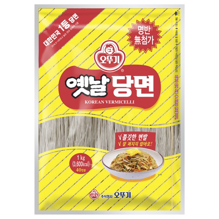 오뚜기 옛날 당면, 1kg, 1개 대표 이미지 - 잡채 추천