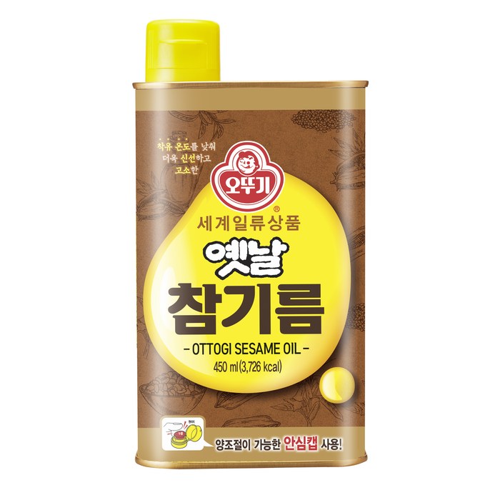 오뚜기 옛날 참기름 450ml, 1개 대표 이미지 - 참기름 추천