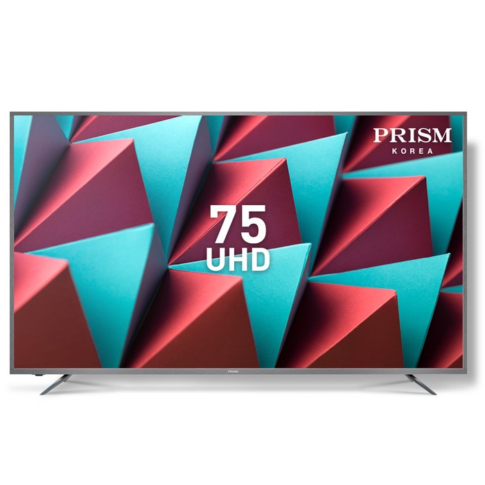 프리즘 4K UHD LED TV, 191cm(75인치), PT750UD, 스탠드형, 방문설치 대표 이미지 - 중고 TV 추천