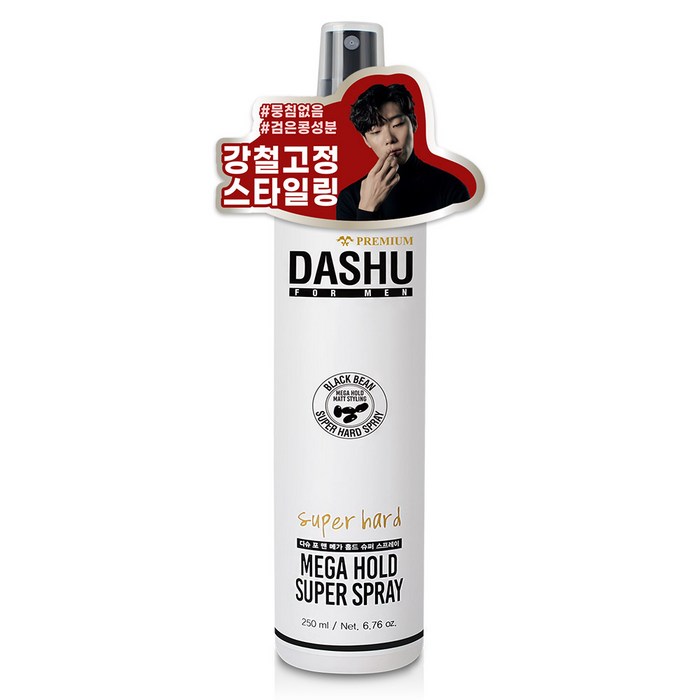 다슈 포 맨 프리미엄 메가 홀드 슈퍼 스프레이, 250ml, 1개 대표 이미지 - 헤어 스프레이 추천