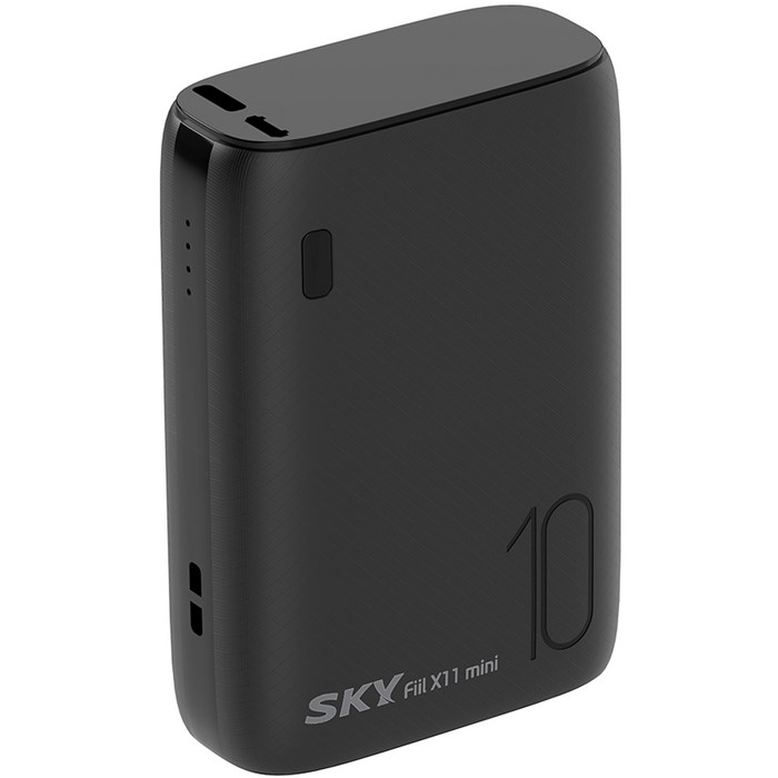 스카이 필 X11 미니 보조 배터리 10000mAh C타입 블랙 SKY-X11PD 대표 이미지 - 보조배터리 5000 추천