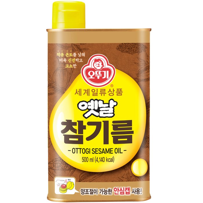 오뚜기 옛날 참기름, 500ml, 1개 대표 이미지 - 식용유 추천